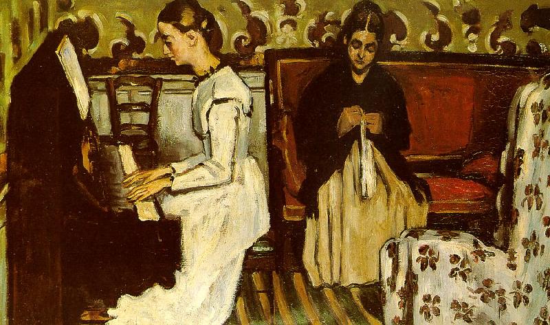 Paul Cezanne Girl at the Piano oil painting picture